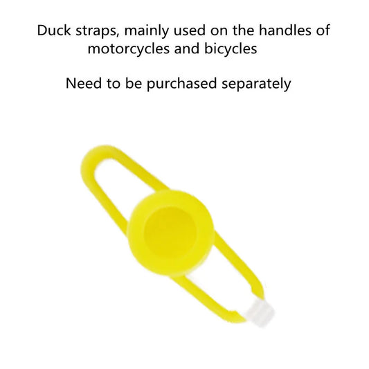 Broken Wind Rubber Duck Motor Accessories Yellow Duck with Helmet Auto Car Accessories Duck in the Car Car Interior Decoration