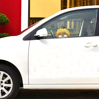 6Pcs Anime Car Decals for Windshield Windows Sticker Decal Waterproof Car Accessories