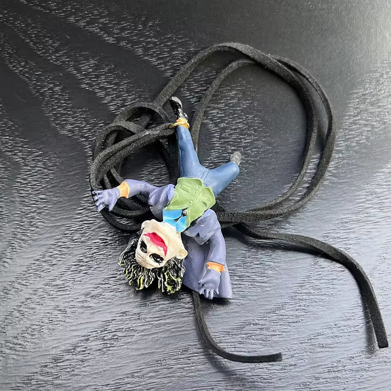 Clown Pendant Car Accessories Rear View Mirror Clown Pendant Car Accessories Creative Interior Pendant Accessories
