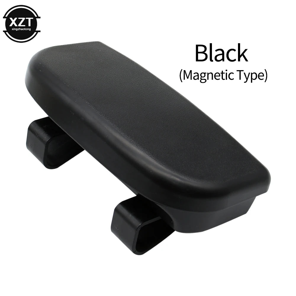Car Glasses Box Storage Holder Sunglasses Case Glasses Holder Magnetic Car Sun Visor Glasses Car Accessories
