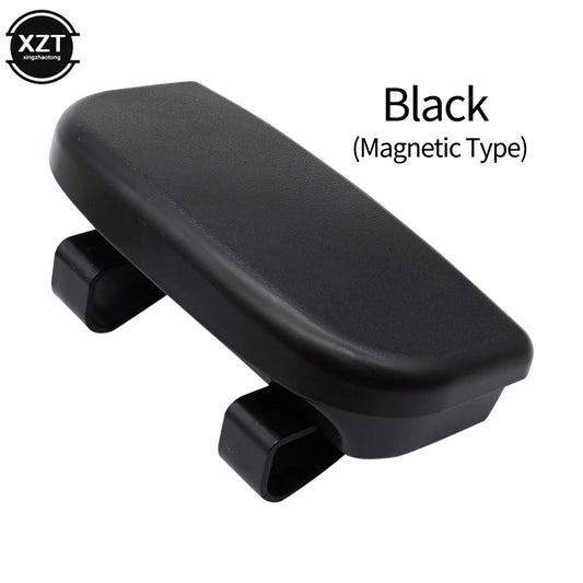 Car Glasses Box Storage Holder Sunglasses Case Glasses Holder Magnetic Car Sun Visor Glasses Car Accessories