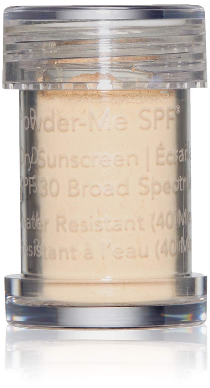 jane iredale Powder-Me SPF 30 Dry Sunscreen, Broad Spectrum Brush-On Physical Sun Protection for Face, Body, & Scalp, Refillable, Vegan, Cruelty-Free