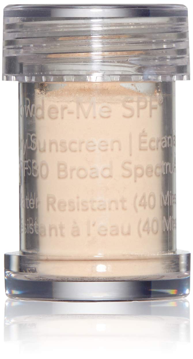 jane iredale Powder-Me SPF 30 Dry Sunscreen, Broad Spectrum Brush-On Physical Sun Protection for Face, Body, & Scalp, Refillable, Vegan, Cruelty-Free