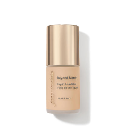 jane iredale Beyond Matte 3-in-1 Liquid Foundation Lightweight, Buildable Coverage with a Semi Matte Finish Vegan, Clean & Cruelty-Free Makeup