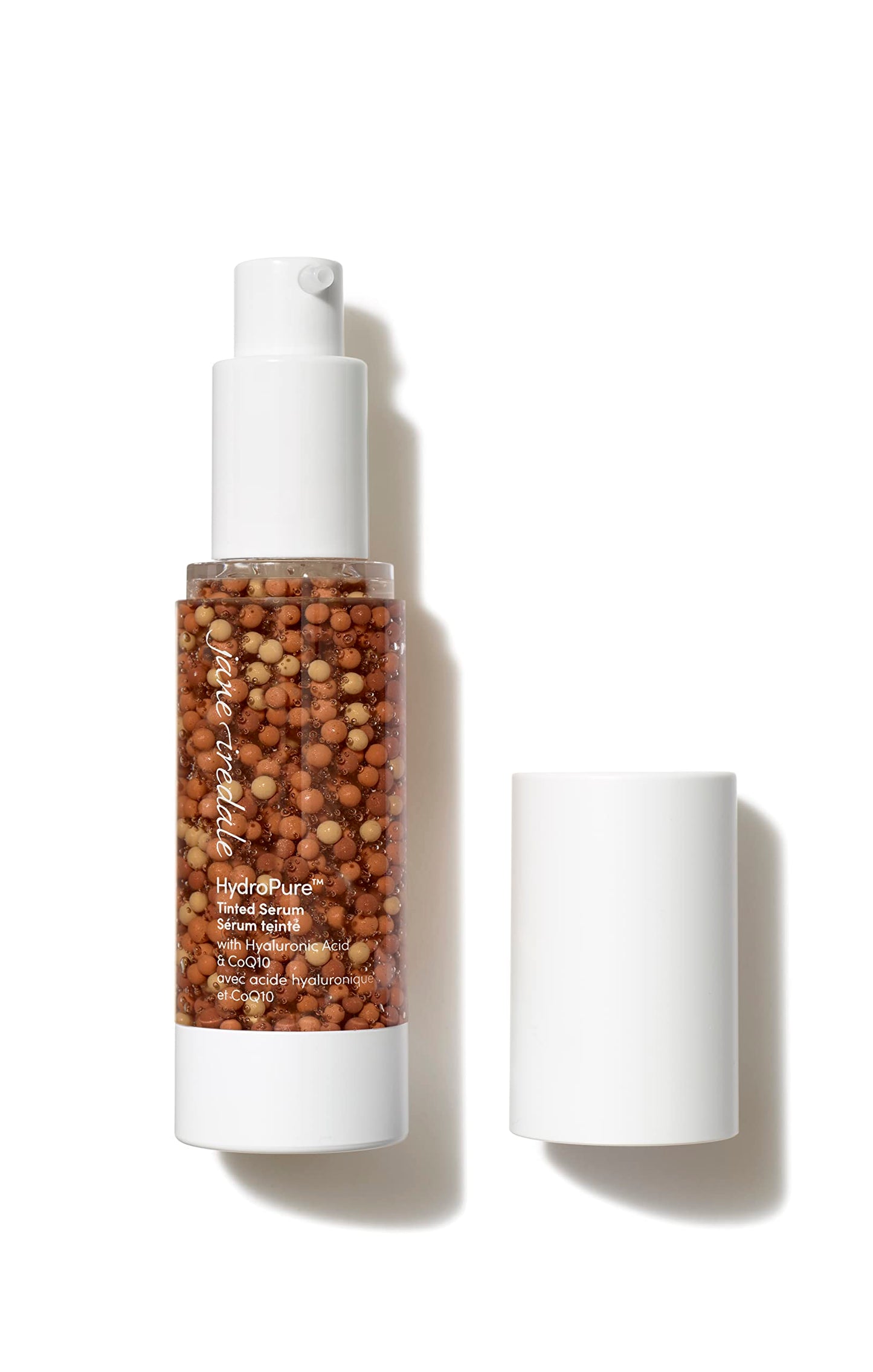jane iredale HydroPure Tinted Serum, Hydrating, Sheer-Coverage Formula Helps Plump, Soothe, Blur Lines and Even Skin Tone with Hyaluronic Acid + CoQ10