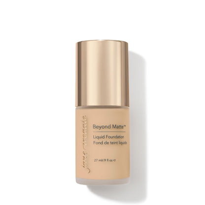 jane iredale Beyond Matte 3-in-1 Liquid Foundation Lightweight, Buildable Coverage with a Semi Matte Finish Vegan, Clean & Cruelty-Free Makeup