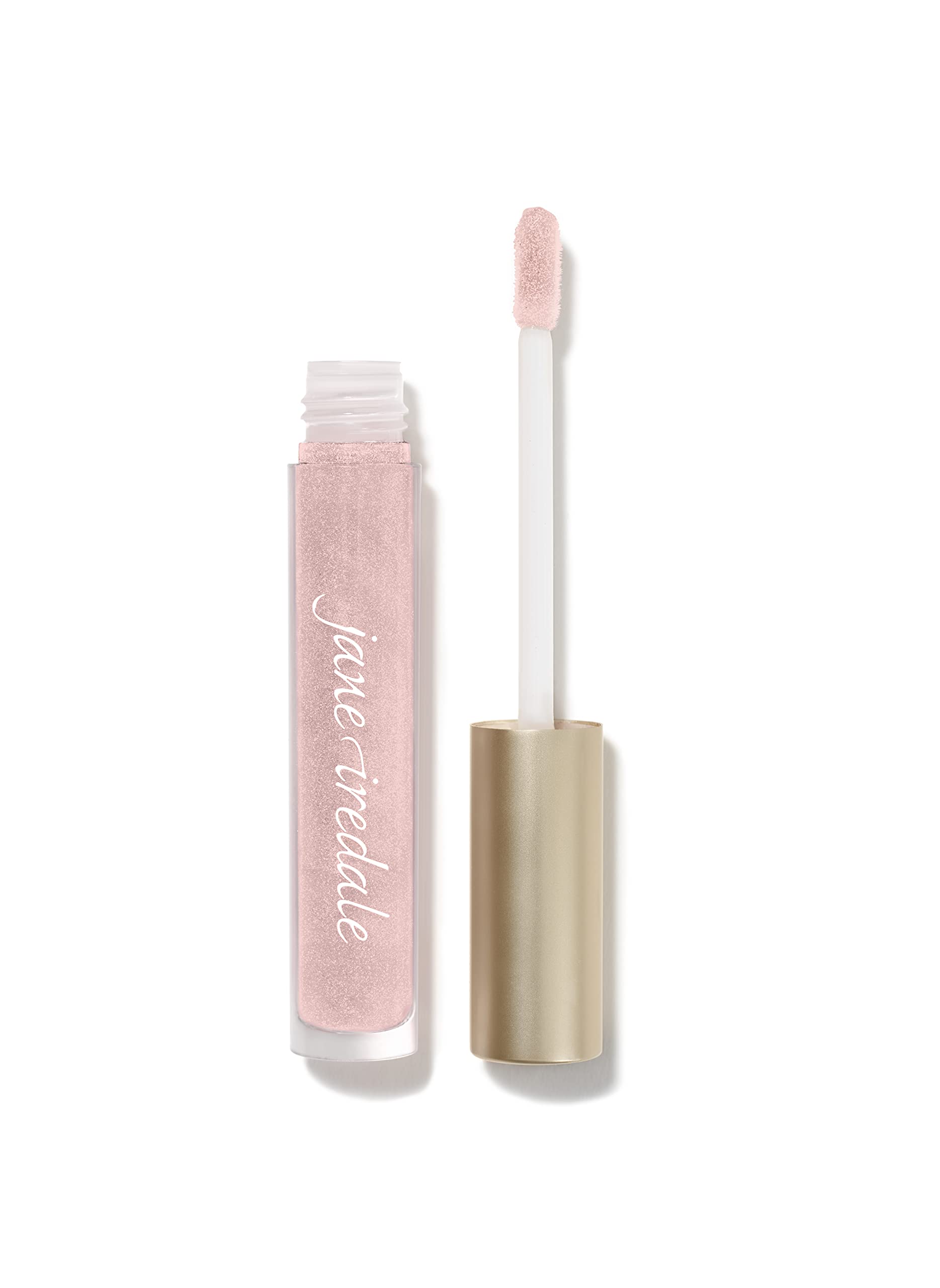 jane iredale HydroPure Hyaluronic Lip Gloss | Hydrating Gloss Plumps, Exfoliates and Smooths | Non-Sticky | Vanilla Scent | Vegan and Cruelty Free