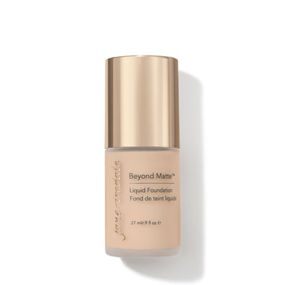 jane iredale Beyond Matte 3-in-1 Liquid Foundation Lightweight, Buildable Coverage with a Semi Matte Finish Vegan, Clean & Cruelty-Free Makeup