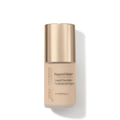 jane iredale Beyond Matte 3-in-1 Liquid Foundation Lightweight, Buildable Coverage with a Semi Matte Finish Vegan, Clean & Cruelty-Free Makeup