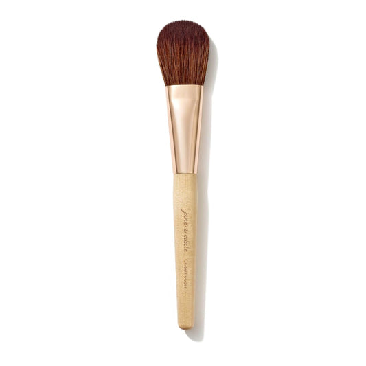 jane iredale Powder Complexion Brush, Large, Fluffy Tapered Cosmetic Brush, Applies & Diffuses Powders and Bronzers, Vegan, Cruelty Free