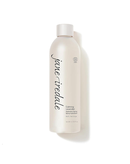 jane iredale Calming Lavender Hydration Spray, Natural Moisture-Locking Facial Mist Soothes Redness & Sets Makeup for a Natural Finish, Vegan, Gluten-Free