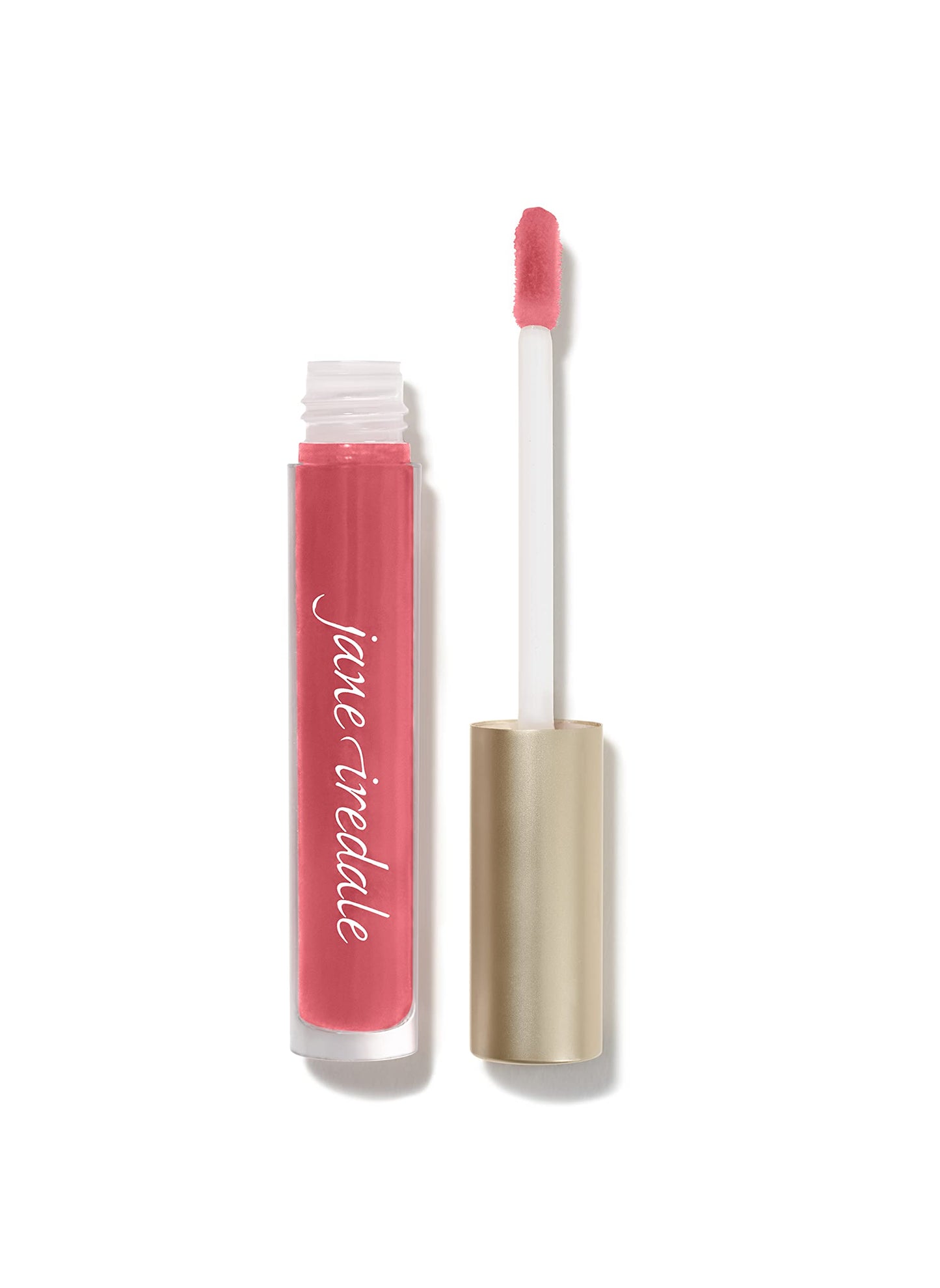jane iredale HydroPure Hyaluronic Lip Gloss | Hydrating Gloss Plumps, Exfoliates and Smooths | Non-Sticky | Vanilla Scent | Vegan and Cruelty Free