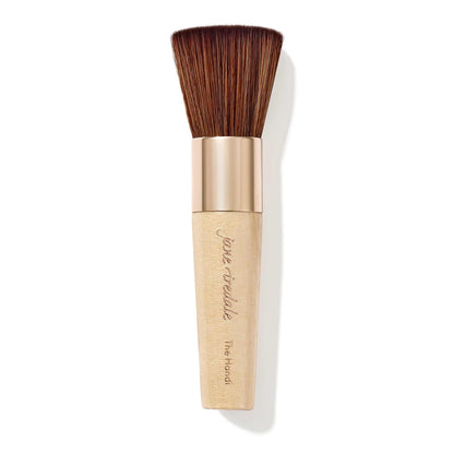 jane iredale The Handi Brush, Medium, Semi-Dense Complexion Brush for Controlled, Even Application of Powder Makeup, Vegan, Cruelty Free