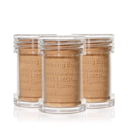 jane iredale Amazing Base Loose Mineral Powder, Luminous Foundation with SPF 20, Oil Free, Talc Free & Weightless, Vegan & Cruelty-Free Makeup