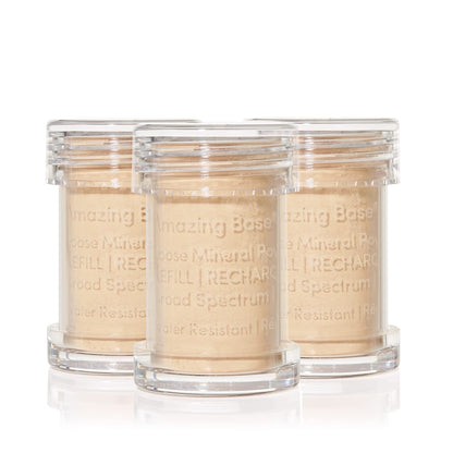jane iredale Amazing Base Loose Mineral Powder, Luminous Foundation with SPF 20, Oil Free, Talc Free & Weightless, Vegan & Cruelty-Free Makeup