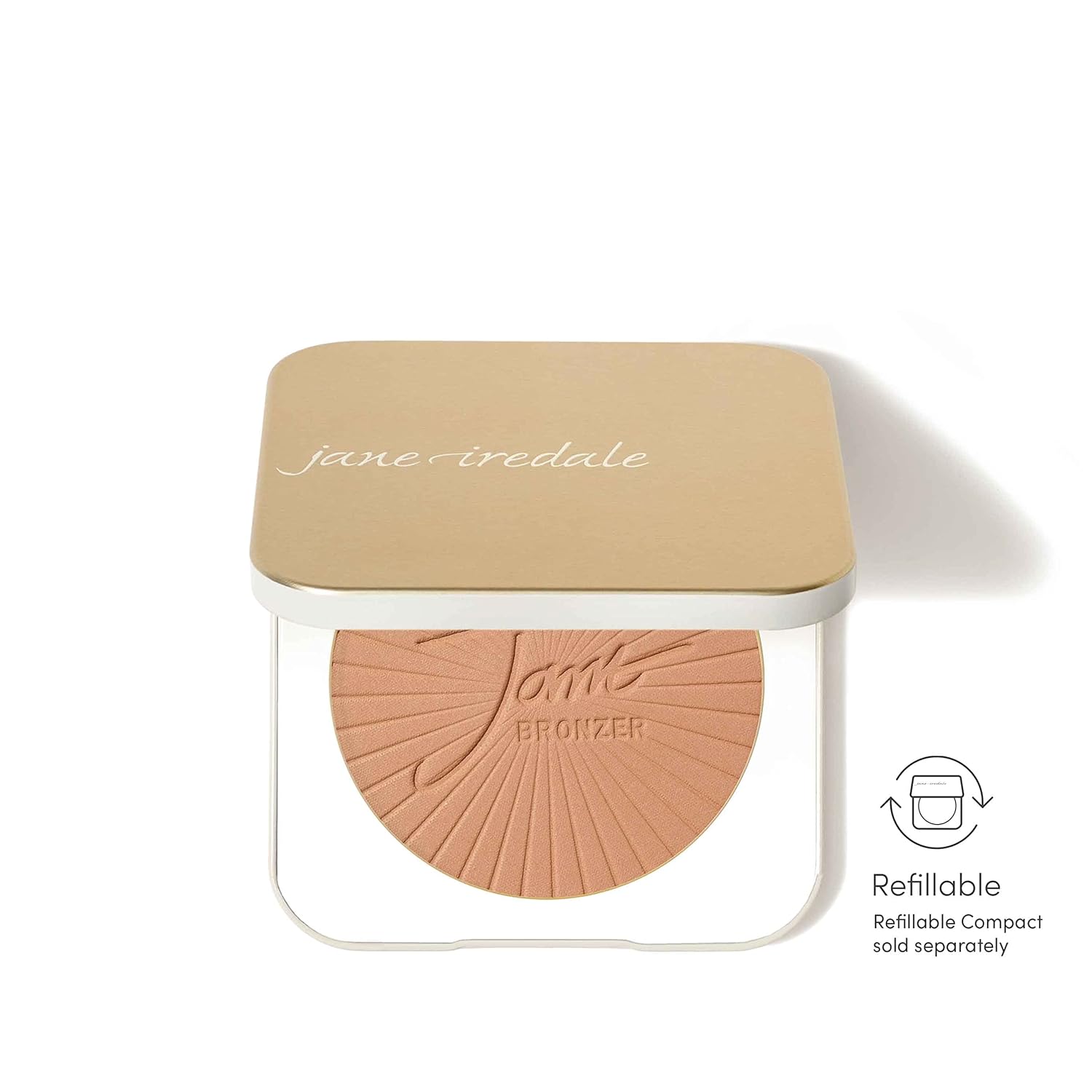 Jane Iredale PureBronze Matte Bronzer Refill Bronzing Powder with Buildable Coverage Lightweight & Breathable Feel Cruelty-Free 3 Natural Tones