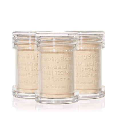 jane iredale Amazing Base Loose Mineral Powder, Luminous Foundation with SPF 20, Oil Free, Talc Free & Weightless, Vegan & Cruelty-Free Makeup
