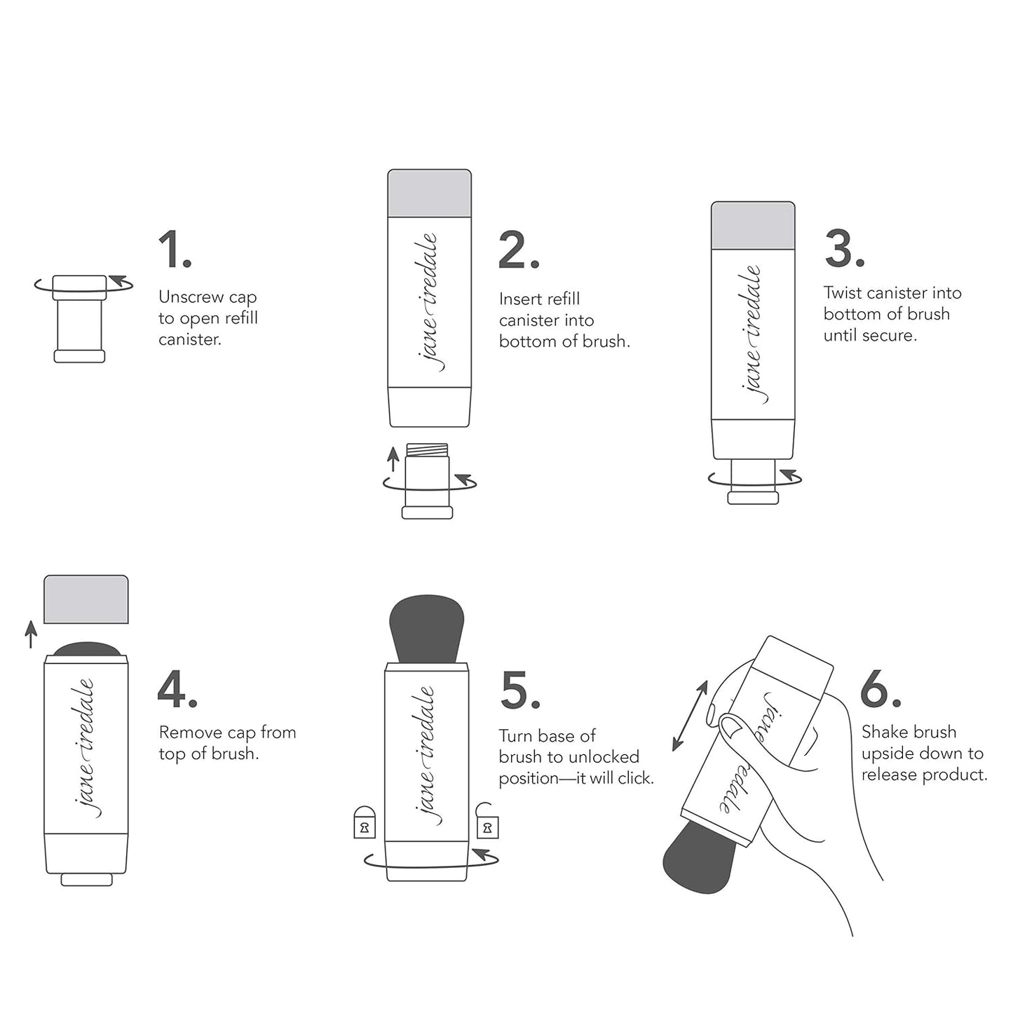 jane iredale Powder-Me SPF 30 Dry Sunscreen, Broad Spectrum Brush-On Physical Sun Protection for Face, Body, & Scalp, Refillable, Vegan, Cruelty-Free