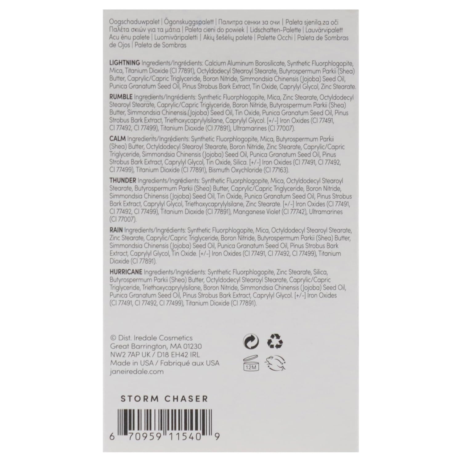 jane iredale PurePressed Eye Shadow Triple | Highly Pigmented Mineral Based Eye Shadow | Long Lasting & Crease Resistant Formula | Safe for Sensitive Eyes