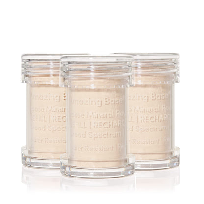 jane iredale Amazing Base Loose Mineral Powder, Luminous Foundation with SPF 20, Oil Free, Talc Free & Weightless, Vegan & Cruelty-Free Makeup