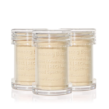 jane iredale Amazing Base Loose Mineral Powder, Luminous Foundation with SPF 20, Oil Free, Talc Free & Weightless, Vegan & Cruelty-Free Makeup