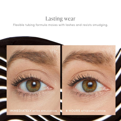 jane iredale Lash Fixation Length & Definition Tubing Mascara, Long-Wear, Smudge-Resistant Formula, Lifts, Curls, & Separates, Vegan, Cruelty-Free