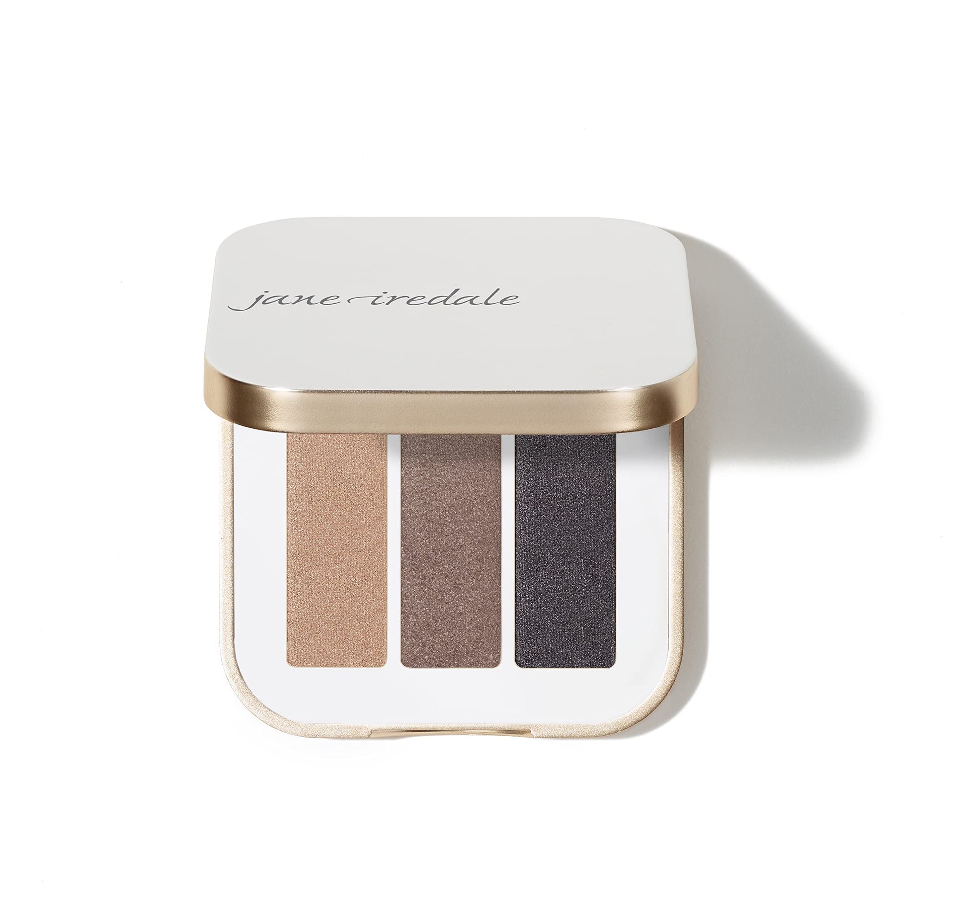 jane iredale PurePressed Eye Shadow Triple, Highly Pigmented Mineral Based Eye Color, Long Lasting & Crease Resistant Formula, Safe for Sensitive Eyes