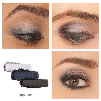 jane iredale PurePressed Eye Shadow Triple, Highly Pigmented Mineral Based Eye Color, Long Lasting & Crease Resistant Formula, Safe for Sensitive Eyes