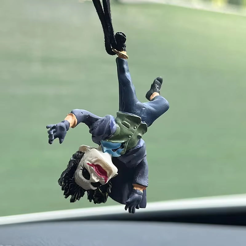 Clown Pendant Car Accessories Rear View Mirror Clown Pendant Car Accessories Creative Interior Pendant Accessories