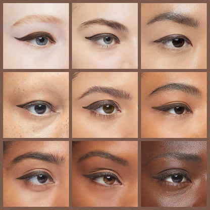 jane iredale Mystikol Powdered Eyeliner, Water-Resistant Crease-Proof Cream to Powder Formula, Built-In Brush for Precise Line or Smudged Look, Vegan
