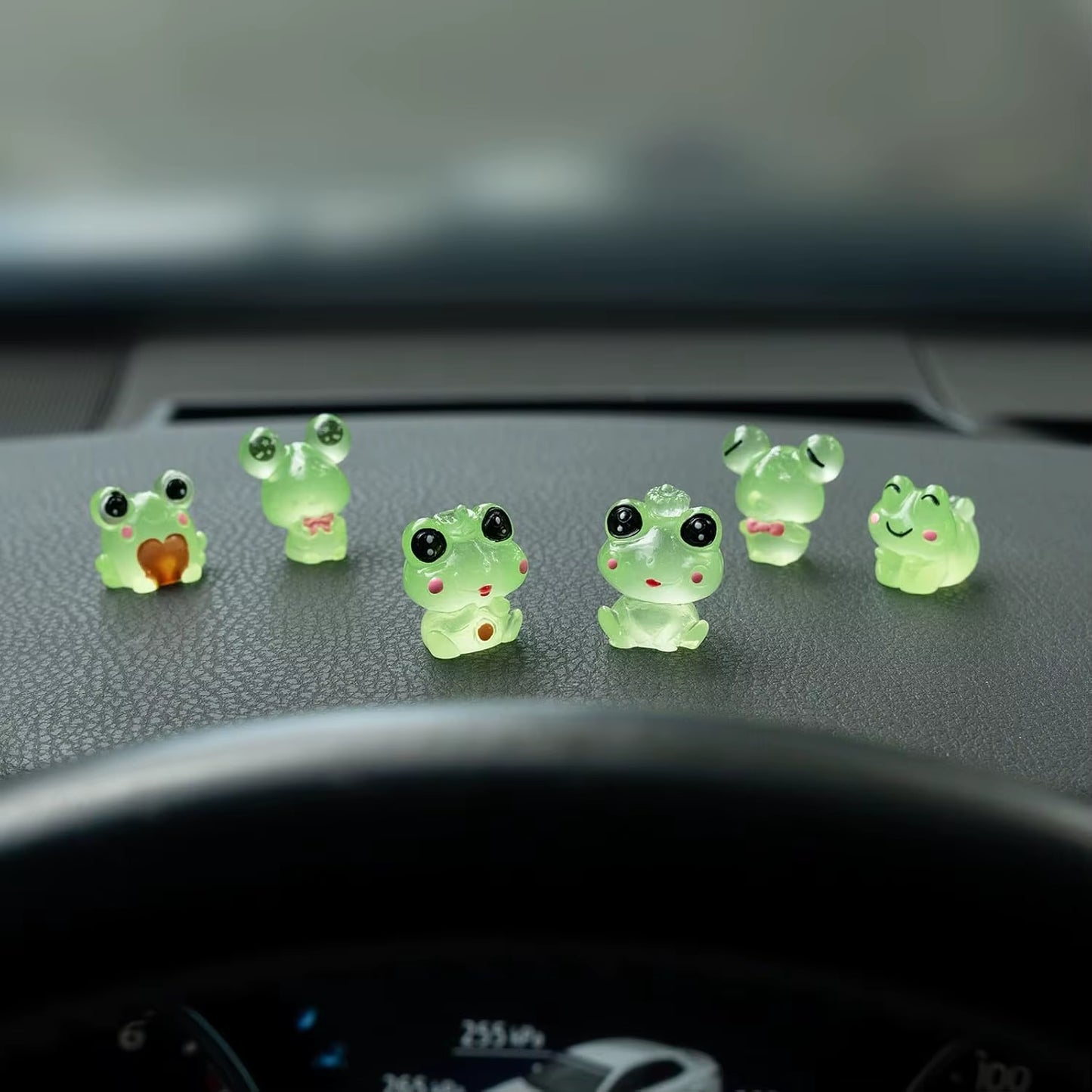 Cute Mini Animal Car Dashboard Accessories Fun Animal Car Rear View Mirror Decor Interior Ornaments Fairy Garden Home Car Gifts