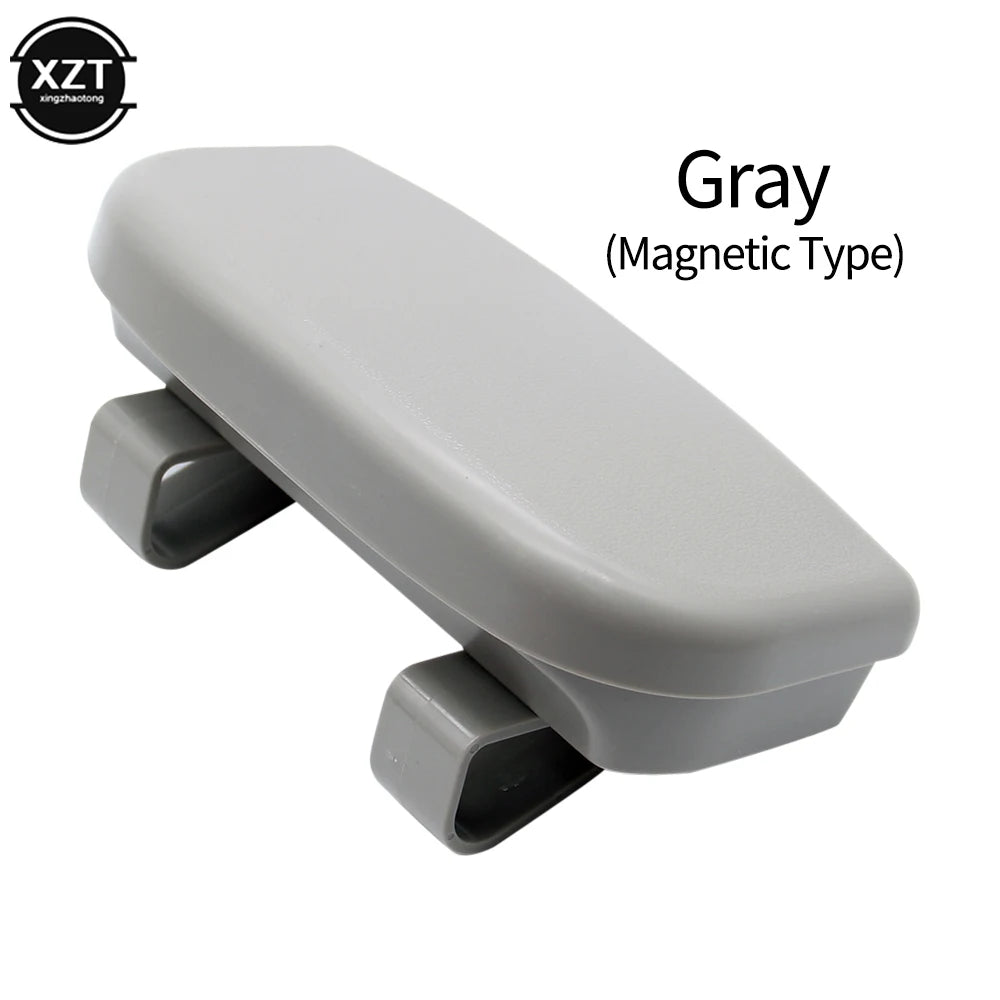 Car Glasses Box Storage Holder Sunglasses Case Glasses Holder Magnetic Car Sun Visor Glasses Car Accessories